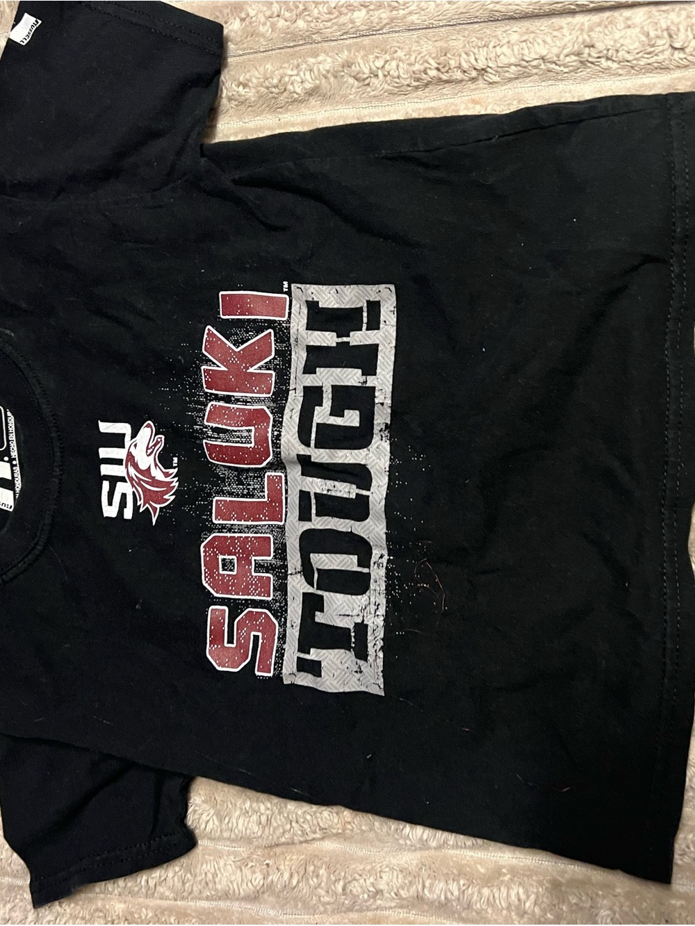 Saluki Tough Black Graphic Tee